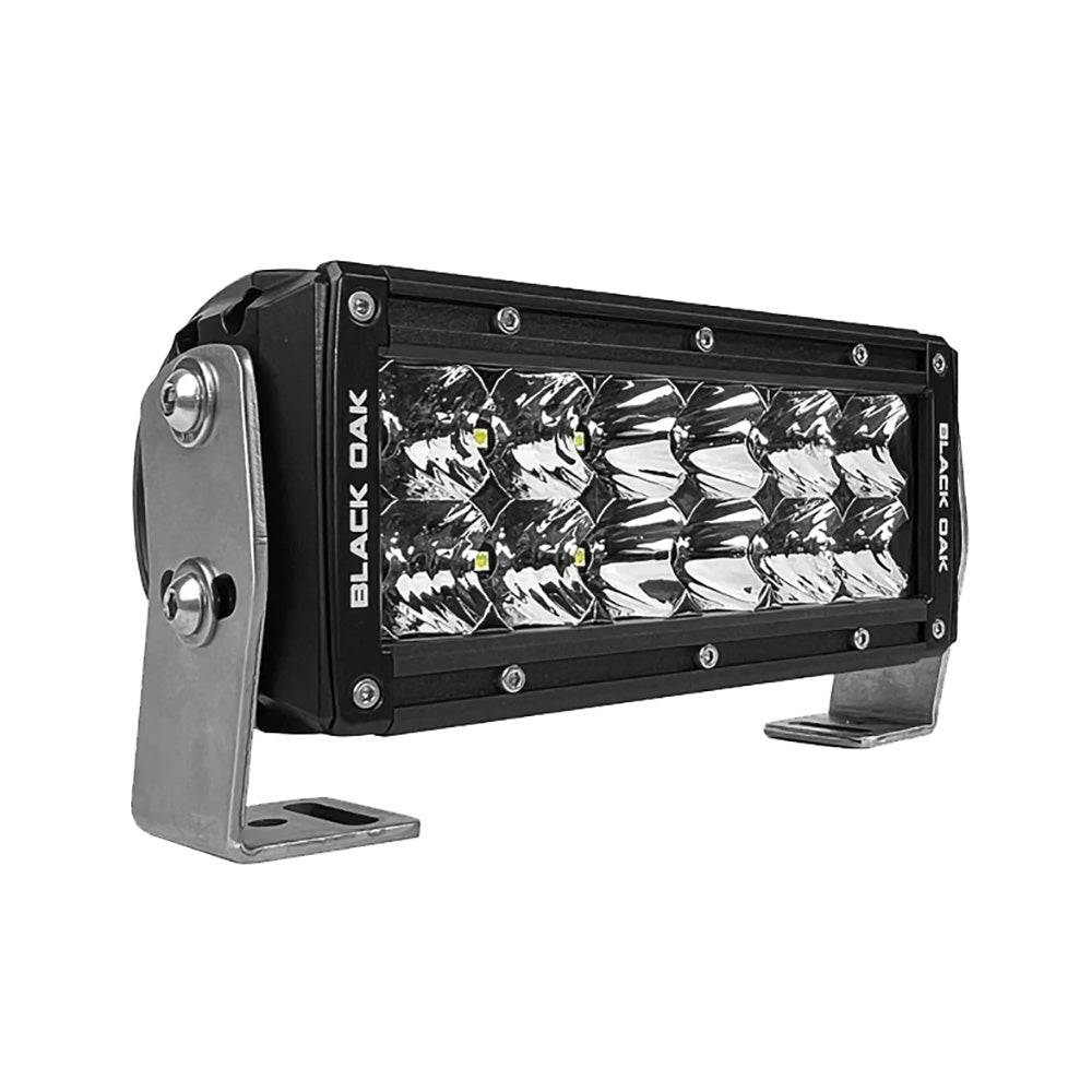 Black Oak Pro Series 3.0 Double Row 6&quot; LED Light Bar - Combo Optics - Black Housing [6C-D5OS]