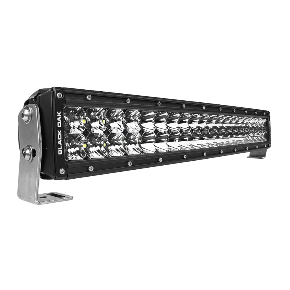 Black Oak Pro Series 3.0 Double Row 20&quot; LED Light Bar - Combo Optics - Black Housing [20C-D5OS]