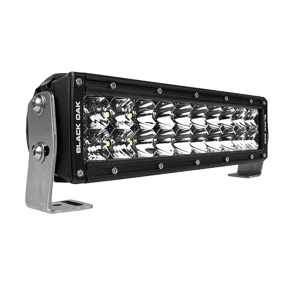 Black Oak Pro Series 3.0 Double Row 10&quot; LED Light Bar - Combo Optics - Black Housing [10C-D5OS]