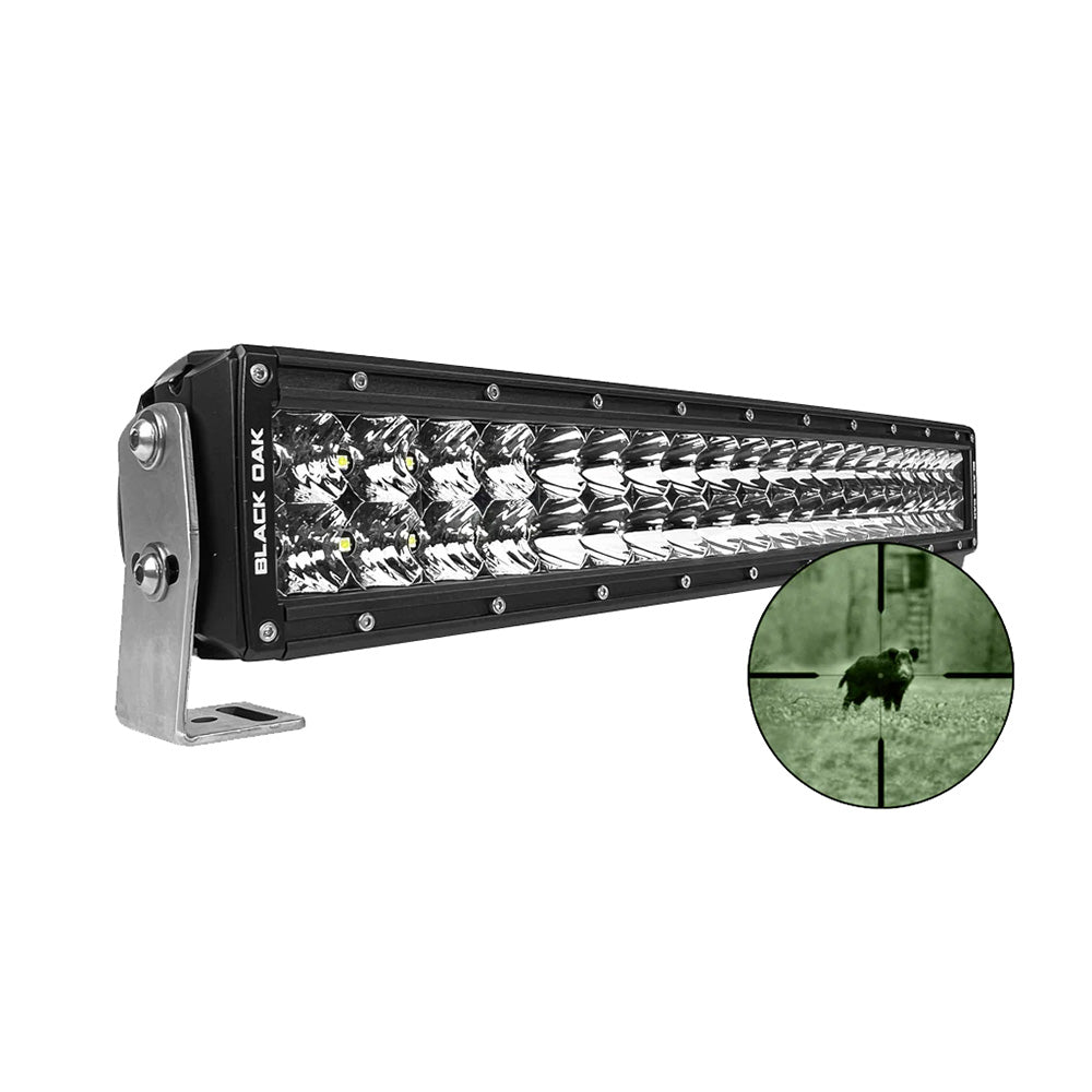 Black Oak Pro Series Double Row Combo Infrared 20&quot; 940nm Light Bar - Black [20IR-940]