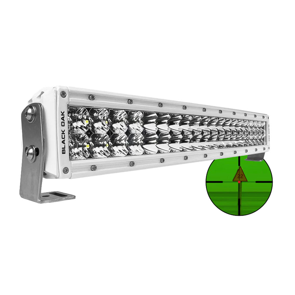 Black Oak Pro Series Double Row Combo Infrared 20&quot; 850nm Light Bar - White [20MIR-850]
