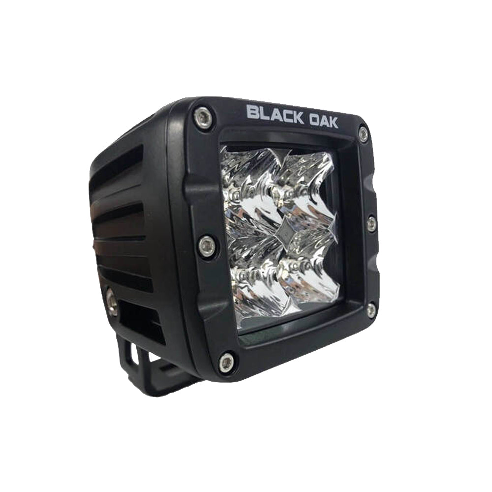 Black Oak 2&quot; LED Pod Light - Spot Optics - Black Housing - Pro Series 3.0 [2S-POD10CR]